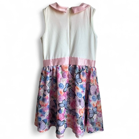 Cinderella Pink and White Butterfly Dress - Picture 5 of 7